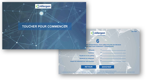 Application interactive Allergan AbbVie