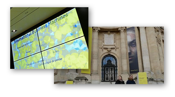 Grand Palais - Artistes & Robots, application interactive